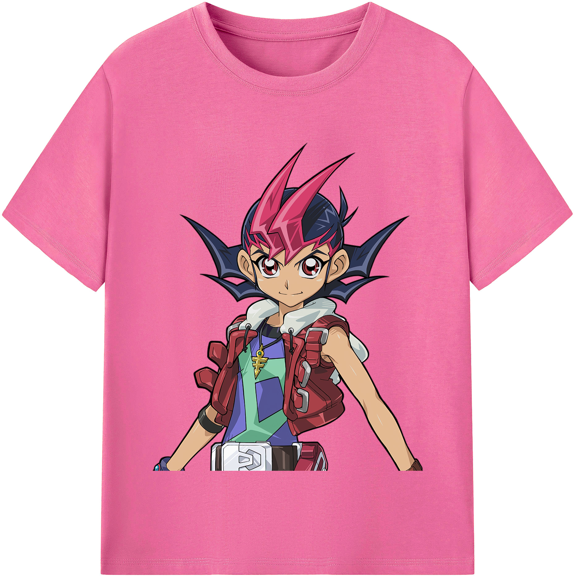 （画像用） 遊☆戯☆王 Yu-Gi-Oh! レディースカジュアルプリントTシャツ（綿100％）